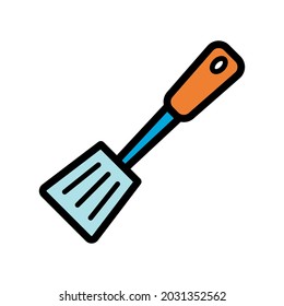 Spatula icon Royalty free vector design illustration