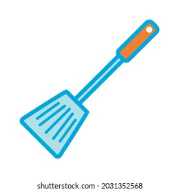 Icono de la espátula Icono de la regalía Ilustración de diseño vectorial libre