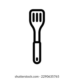Spatula-Symbol. Unterschrift für mobiles Konzept und Webdesign. Vektorgrafik