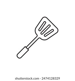 spatula icon, template for graphic and web design. vector illustration