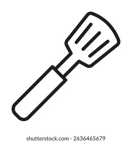 spatula icon Thin line illustration
