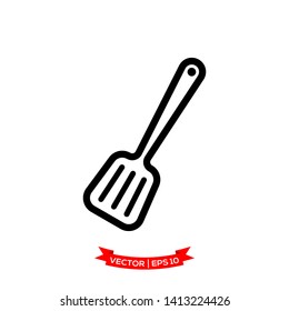 spatula icon in trendy flat design, kitchen utensil icon 