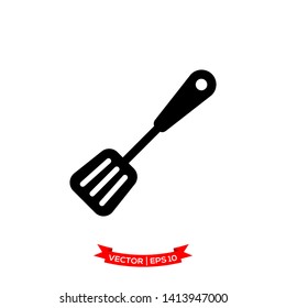 spatula icon in trendy flat design, kitchen utensil icon