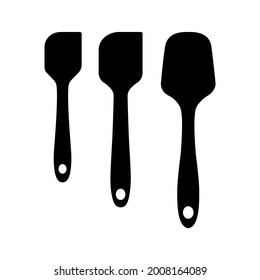 Spatula icon in trendy flat design