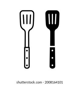 Spatula icon in trendy flat design