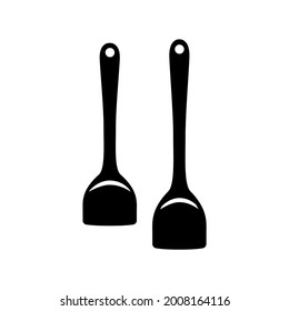 Spatula icon in trendy flat design