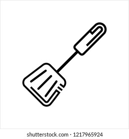 Spatula Icon, Spatula Vector Art Illustration