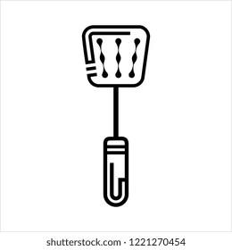 Spatula Icon, Spatula Vector Art Illustration