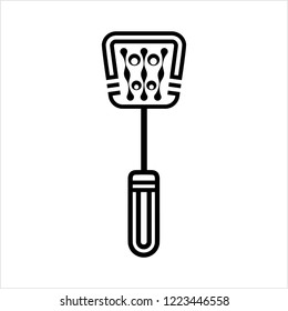 Spatula Icon, Spatula Vector Art Illustration