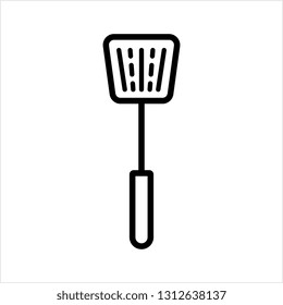 Spatula Icon, Spatula Vector Art Illustration