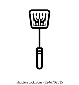 Spatula Icon, Spatula Vector Art Illustration
