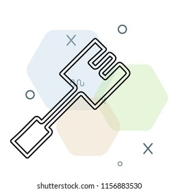 Spatula icon vector can be used as png, Spatula