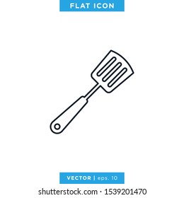 Spatula Icon Vector Design Template. Kitchenware Tool