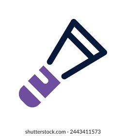 icono de espátula. icono de vector de tono dual para su sitio web, móvil, presentación y diseño de logotipo.