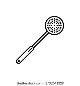 espátula, icono, vector, ilustración, cocina