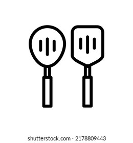 spatula icon vector illustration logo template for many purpose. Isolated on white background.