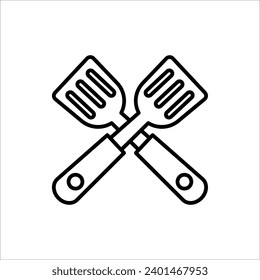 spatula icon. vector illustration for web design isolated on white background