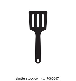 Spatula icon vector. Simple design on white background.