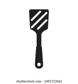 Spatula icon vector. Simple design on white background.