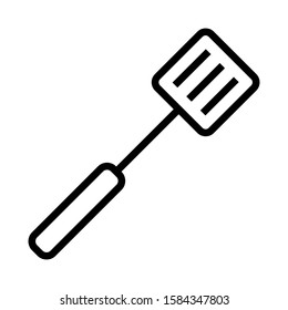 Spatula icon vector in simple design