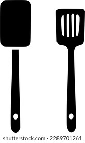 spatula icon vector symbol design illustration