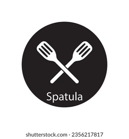 spatula icon vector template illustration logo design