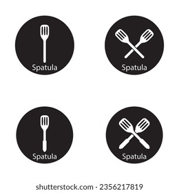 spatula icon vector template illustration logo design