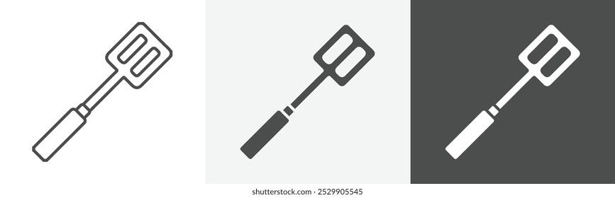 spatula icon Vector thin line symbol