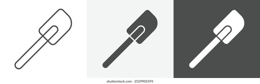 spatula icon Vector thin line symbol