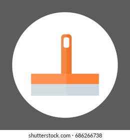 Spatula Icon Working Hand Tool Equipment Concept Vector Illustration