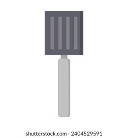 Spatula illustrated on white background