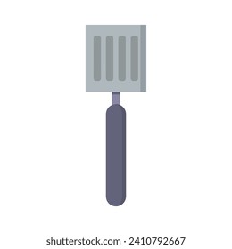 Espátula ilustrada sobre fondo blanco