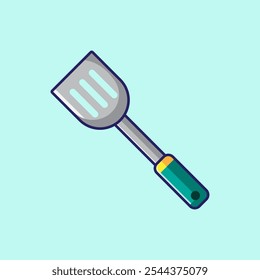 spatula illustration. kitchen utensils vector concept.