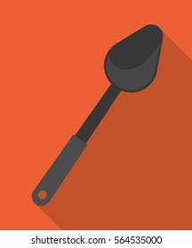 spatula kitchen supplies icon image vector illustration design 