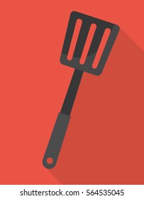 spatula kitchen supplies icon image vector illustration design 