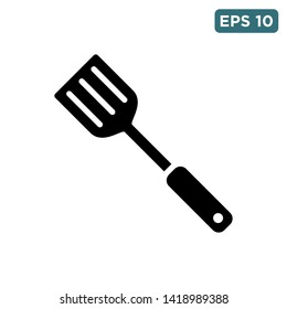 spatula - kitchen utensil icon vector design template