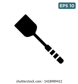 spatula - kitchen utensil icon vector design template