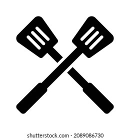 espátula - plantilla de diseño de vectores de ícono de cocina sobre fondo blanco
