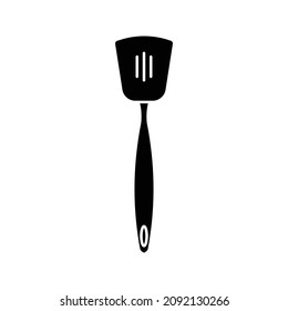 spatula - kitchen utensil icon vector design template on white background