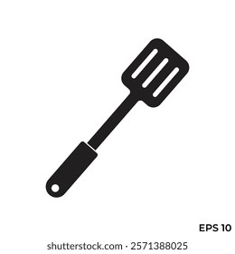 spatula kitchen utensils flat icon vector