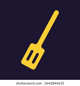 Spatula. Kitchenware icon. Color vector kitchen utensil and tool. Cutlery illustration