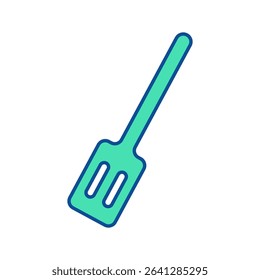 Spatula. Kitchenware icon. Line vector kitchen utensil and tool. Cutlery illustration