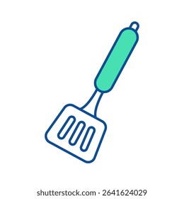 Spatula. Kitchenware icon. Line vector kitchen utensil and tool. Cutlery illustration