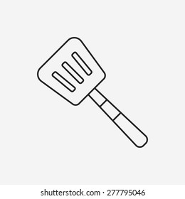 Spatula line icon