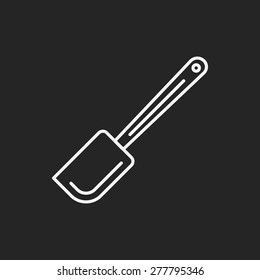 Spatula line icon