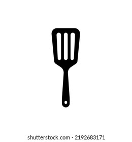 Spatula line icon vector design template and illustration with editable