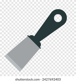 Spatula line icon. Wall, repair, putty, spatula, plaster, cement, wallpaper, paint, painter, roller, apartment, tool, construction. Vector line icon for business and advertising