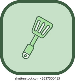 Spatula Line vector Icon Design