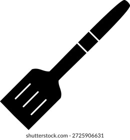 Design de ícone de vetor de linha espátula