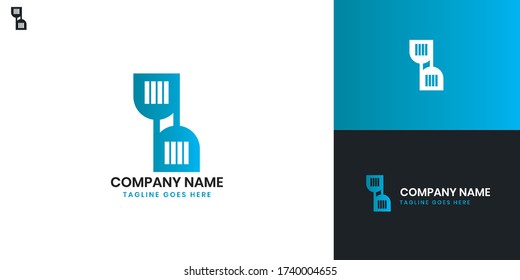 Spatula Logo - All elements on this template are editable with vector software